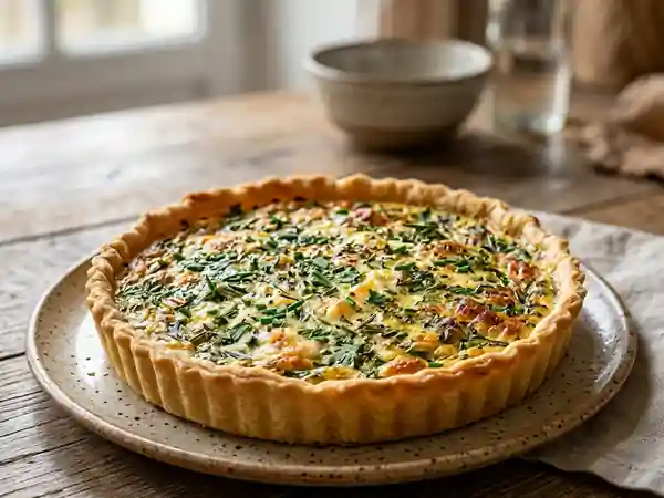 Tarte aux Herbes Corses : Recette Authentique et Savoureuse - Photo de présentation