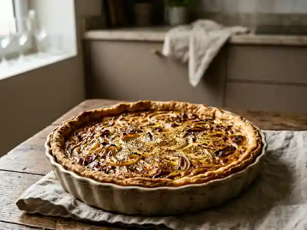 Tarte aux oignons à la Schaffhousoise : recette traditionnelle savoureuse - Photo de présentation