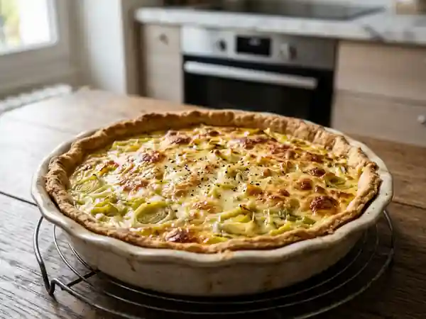 Tarte aux poireaux fondante et savoureuse - Photo de présentation