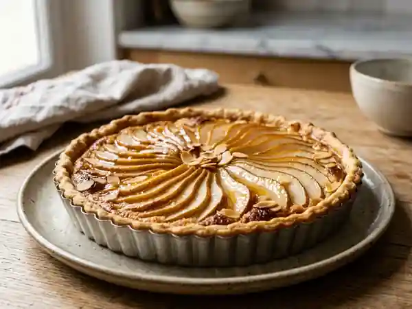 Tarte aux poires fondante et gourmande - Photo de présentation