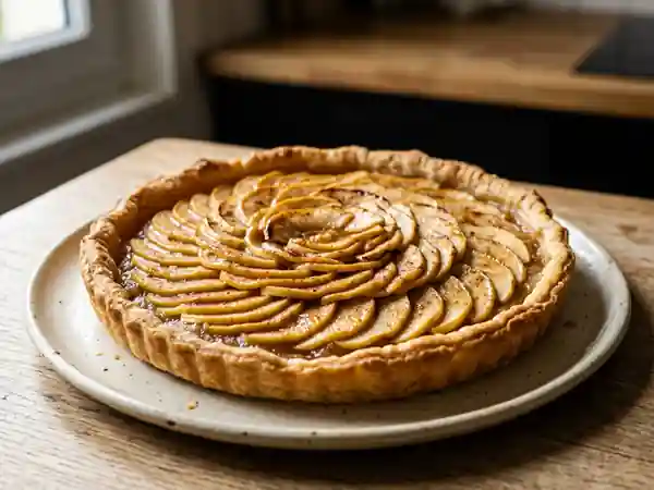Tarte aux pommes fondante et cannelle - Photo de présentation