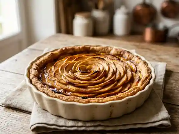 Tarte Pommes Cannelle au Beurre Salé - Photo de présentation