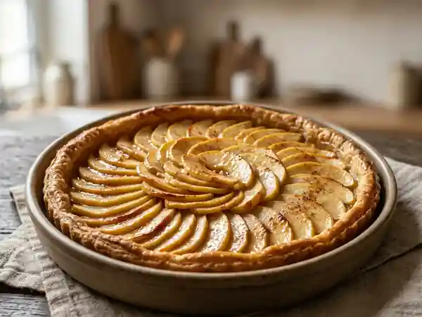 Tarte aux pommes et citron : dessert fruité et acidulé facile - Photo de présentation