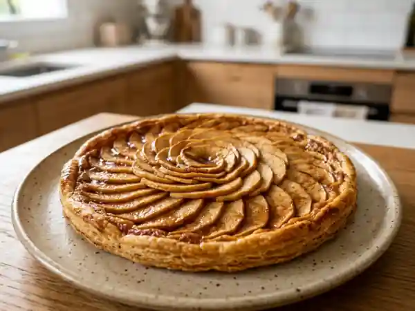 Tarte aux pommes gourmande et fondante - Photo de présentation