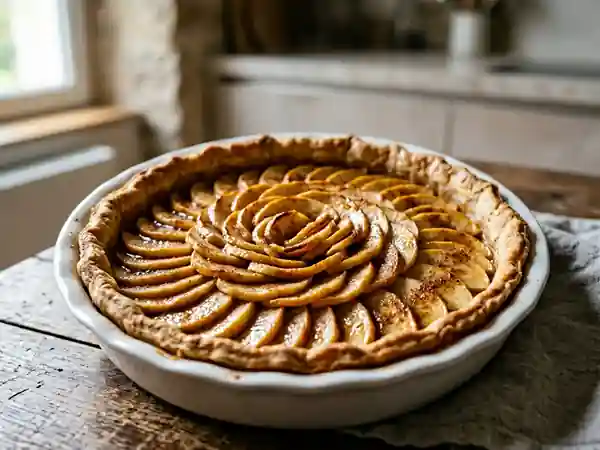 Tarte aux pommes maison : recette facile et gourmande - Photo de présentation