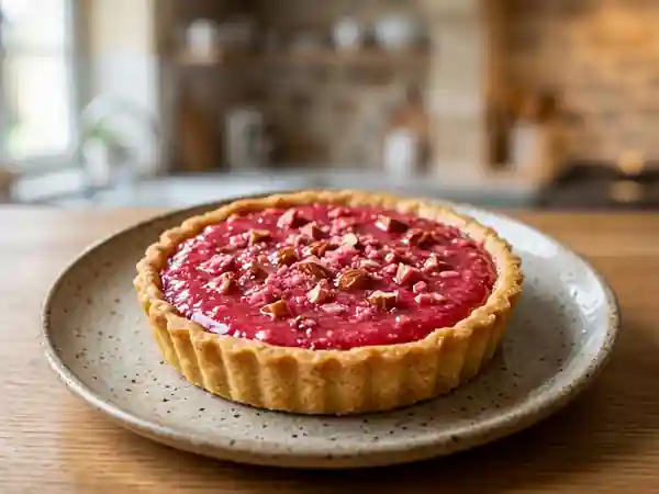 Tarte aux pralines roses : recette gourmande et facile - Photo de présentation