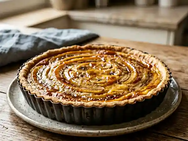 Tarte Banane Caramélisée et Vanille - Photo de présentation