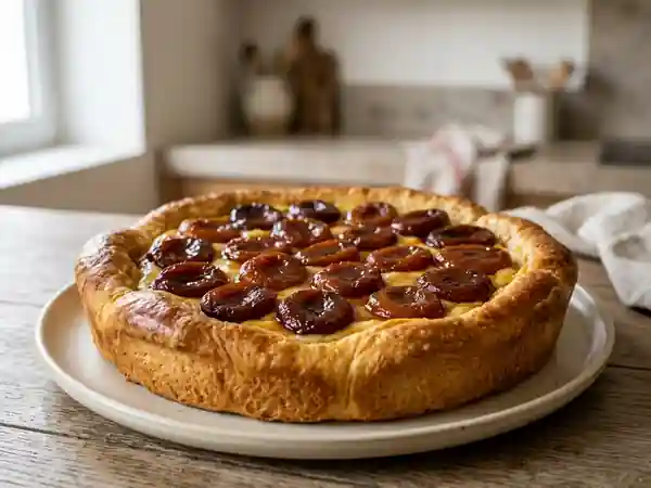 Tarte briochée fondante aux abricots - Photo de présentation