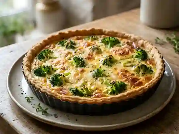 Tarte Brocoli et Moutarde de Dijon - Photo de présentation