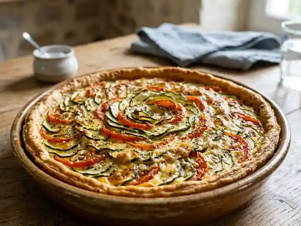 Tarte Cigale Fondante aux Légumes du Sud - Photo de présentation