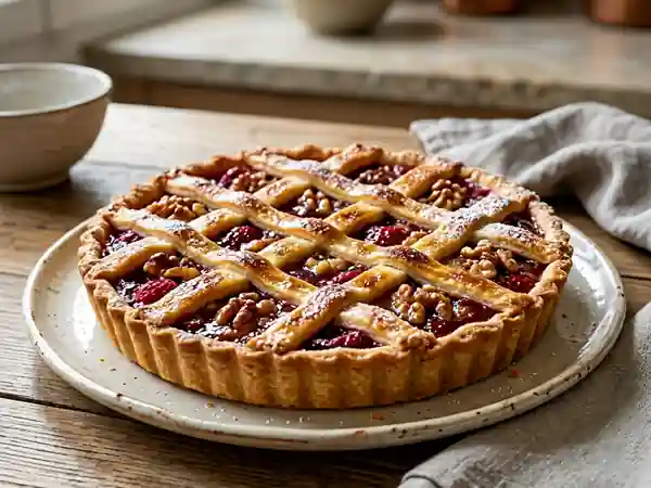Tarte Croquante Noix et Confiture Fondante - Photo de présentation
