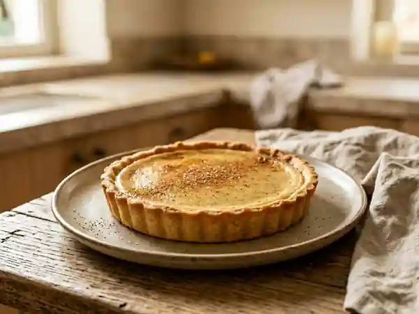Tarte Fondante à la Crème Vanille et Cannelle : Recette Gourmande et Facile - Photo de présentation