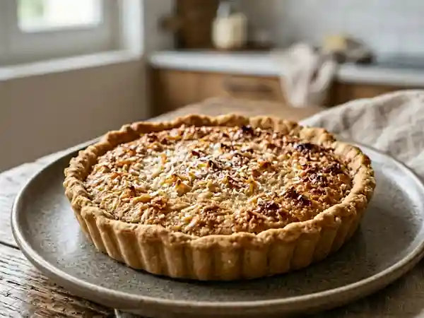 Tarte fondante à la noix de coco : recette gourmande et facile - Photo de présentation