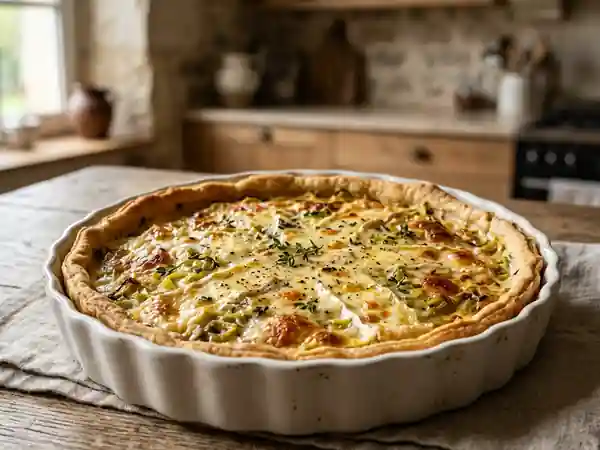 Croustillant de poireaux au brie coulant - Photo de présentation