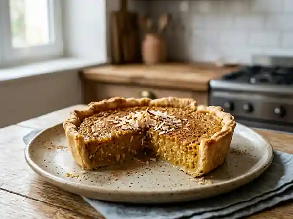 Tarte Fondante au Potiron et Noix de Coco - Photo de présentation