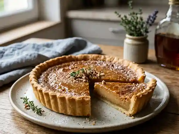 Tarte fondante au sirop d'érable facile et rapide - Photo de présentation