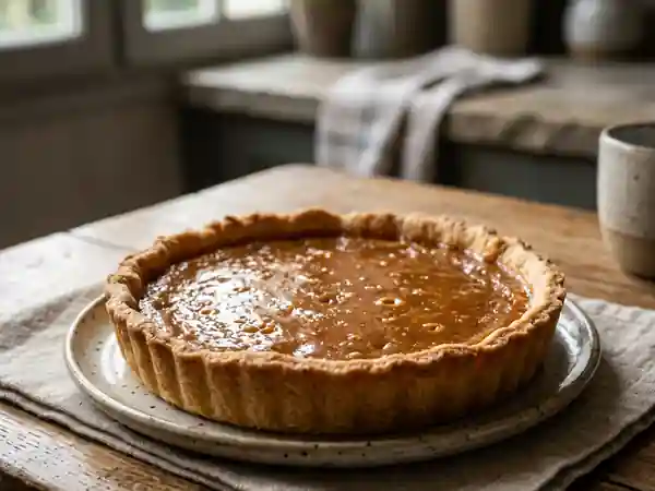 Tarte fondante au Carambar et caramel - Photo de présentation