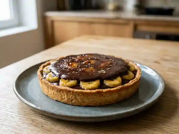 Tarte Fondante Banane Chocolat : Dessert Gourmand et Facile - Photo de présentation
