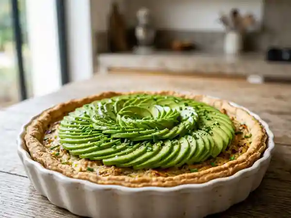 Tarte Crabe et Avocat, Fondante et Citronnée - Photo de présentation