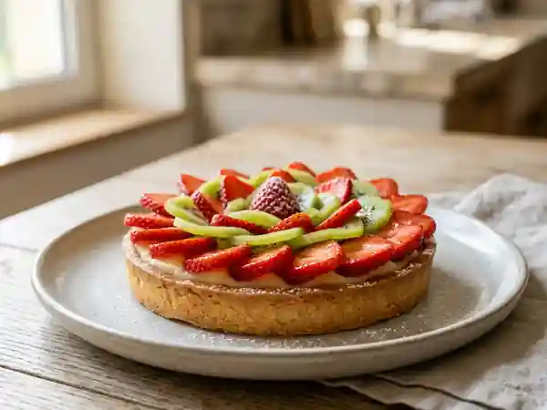 Tarte Fraises Kiwis et sa Crème Fondante - Photo de présentation