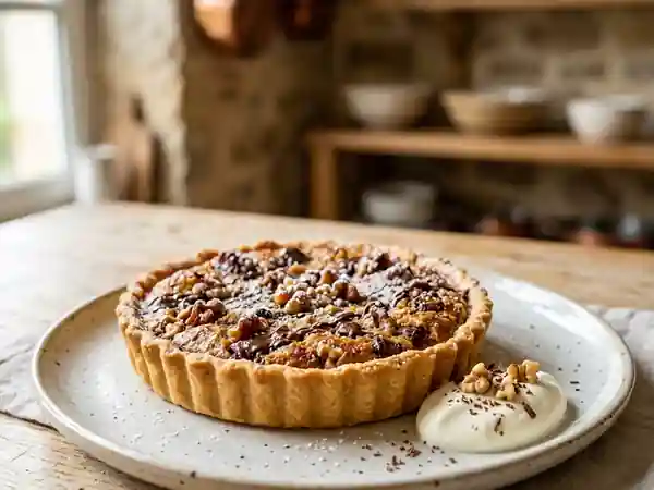 Tarte Croquante Noix et Pépites de Chocolat - Photo de présentation