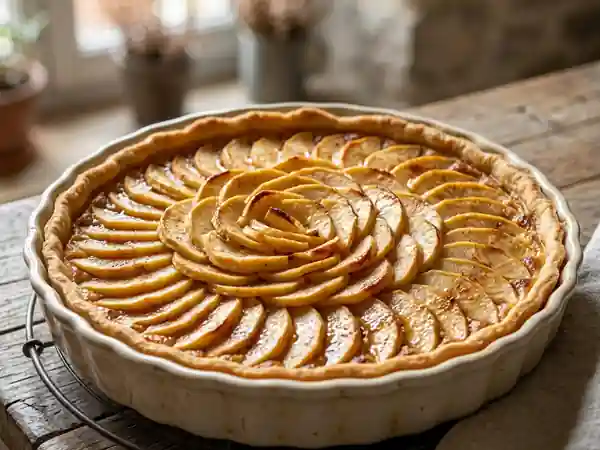 Tarte Grand-Mère Madou aux Pommes : Recette Traditionnelle et Gourmande - Photo de présentation