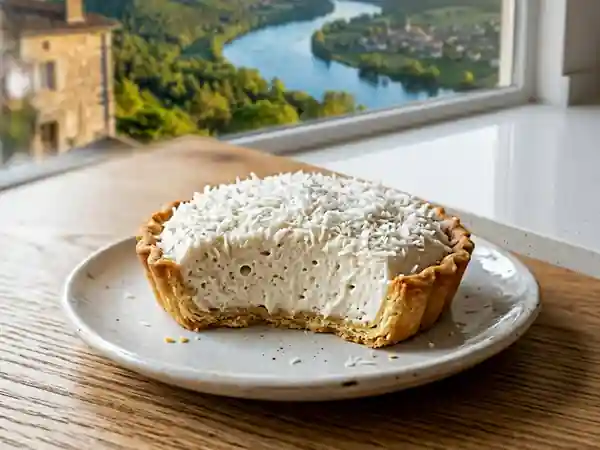 Tarte Mousse de Coco Aérienne et Sablée - Photo de présentation