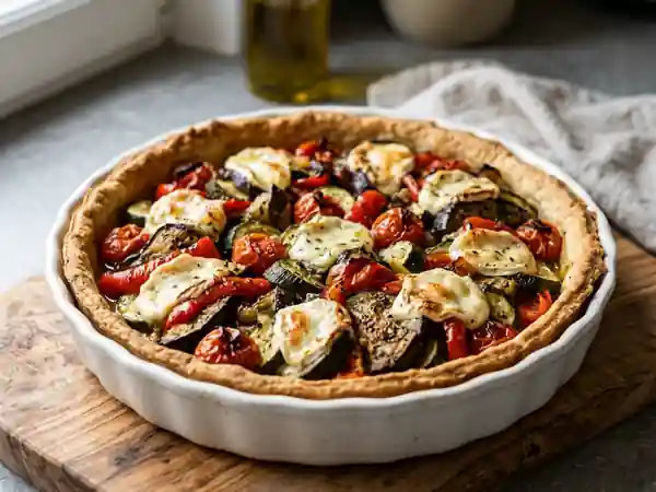 Tarte Méditerranéenne aux Légumes : Recette Facile et Savoureuse - Photo de présentation