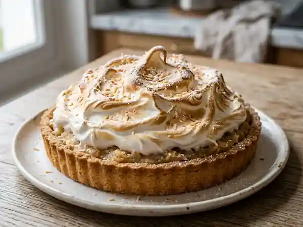 Tarte meringuée à la noix de coco : recette gourmande et facile - Photo de présentation