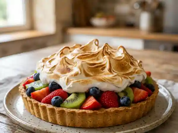 Tarte Multi-Fruits Meringuée et Croquante - Photo de présentation