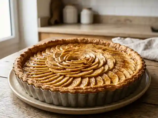 Tarte moelleuse à la cannelle et au gingembre - Photo de présentation