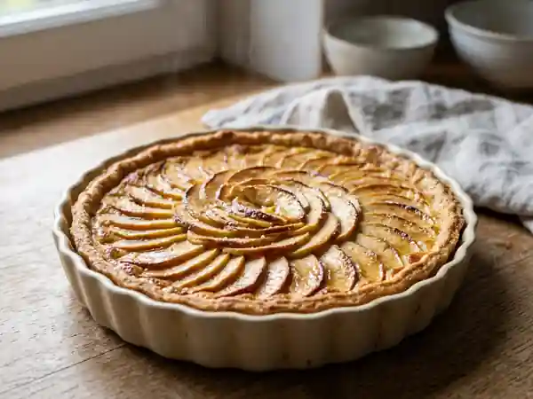 Tarte moelleuse aux pommes : recette facile et gourmande - Photo de présentation