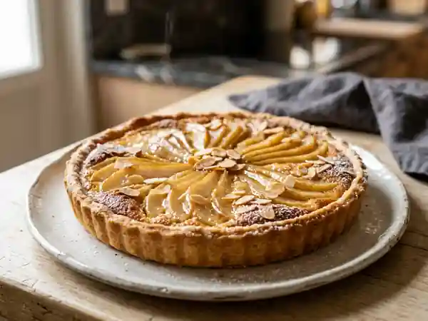 Tarte Poire et Pâte d'Amande Fondante - Photo de présentation