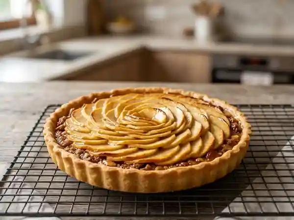 Tarte aux Pommes et Praliné Onctueux - Photo de présentation