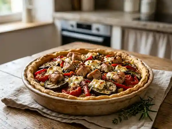 Tarte provençale au lapereau fondante et parfumée - Photo de présentation
