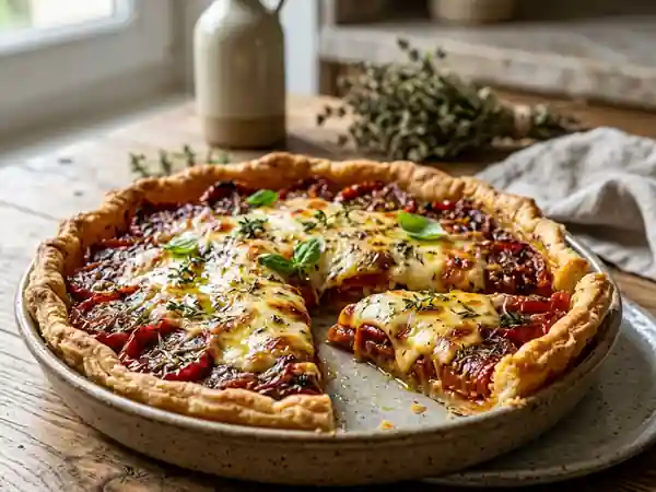 Tarte Croustillante aux Tomates Confites - Photo de présentation
