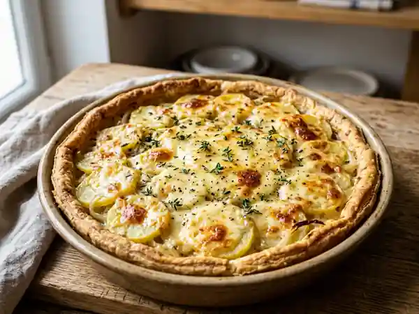 Tarte Fondante Raclette et Pommes de Terre - Photo de présentation