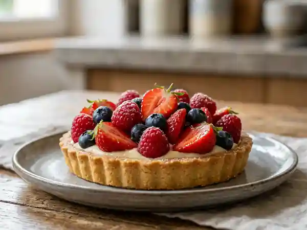 Tarte sablée aux fruits rouges : recette gourmande et facile - Photo de présentation