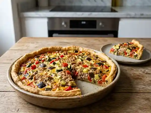 Tarte Ratatouille et Thon au Croustillant Doré - Photo de présentation