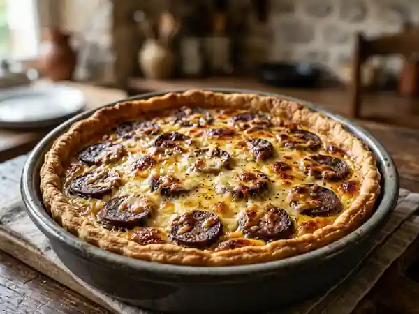Tarte Fondante à l'Andouille Fumée - Photo de présentation