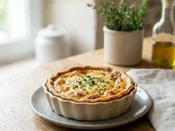 Tarte savoureuse au Boursin facile à réaliser - Photo de présentation