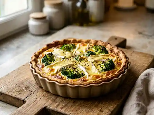 Tarte Fondante Brocolis et Camembert - Photo de présentation