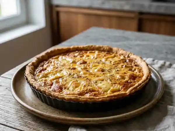 Tarte au Maroilles Fondante à la Bière Brune - Photo de présentation