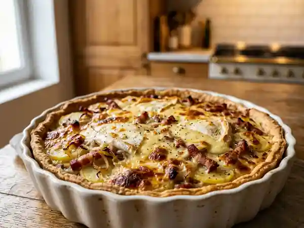 Tarte Reblochon et Lardons Croustillants - Photo de présentation