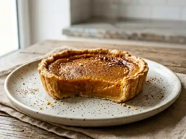 Tarte à la courge onctueuse et cannelle - Photo de présentation