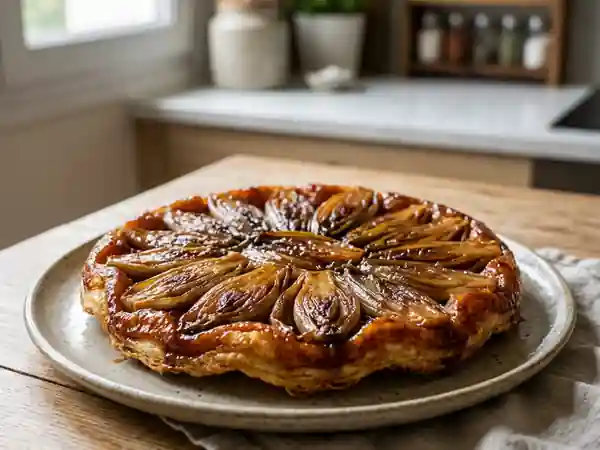 Tarte Tatin aux Endives Caramélisées : Recette Facile et Gourmande - Photo de présentation