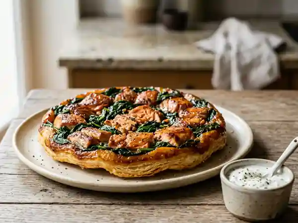 Tatin Fondante Épinard et Saumon - Photo de présentation