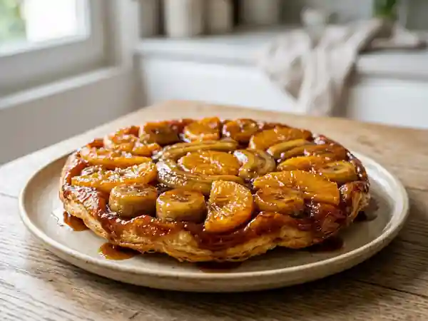 Tarte Tatin aux Oranges et Bananes Caramélisées - Photo de présentation