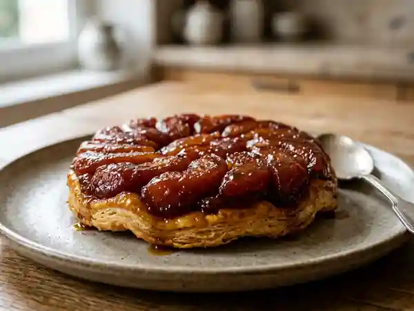 Tatin express aux pommes caramélisées - Photo de présentation