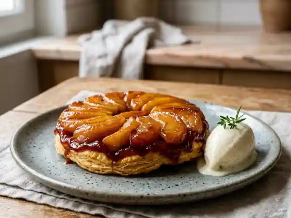 Tatin express aux pommes fondantes - Photo de présentation